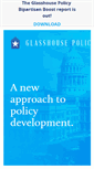 Mobile Screenshot of glasshousepolicy.org